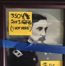 Two Framed Pictures of Gen/Gov. Kemble Warren